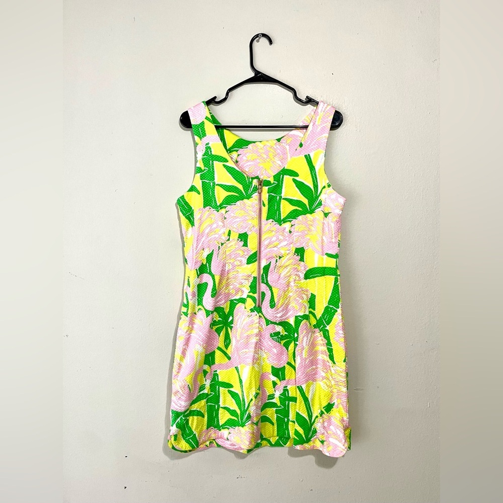 Lilly Pulitzer For Target 20th Anniversary Women's Fan Dance Shift Dress Sz‎ 14 - Picture 7 of 9